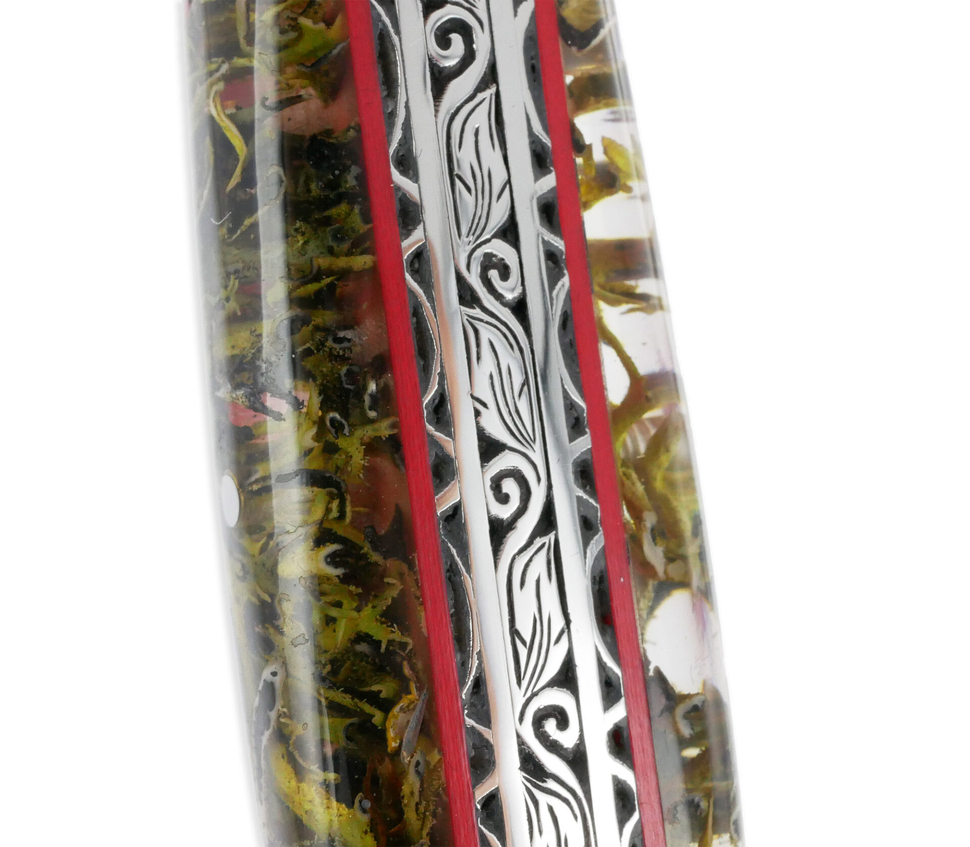 Couteau Prestige Laguiole Manche Lichen Stabilisé dans Résine 1 Pièce 12 cm – Image 4