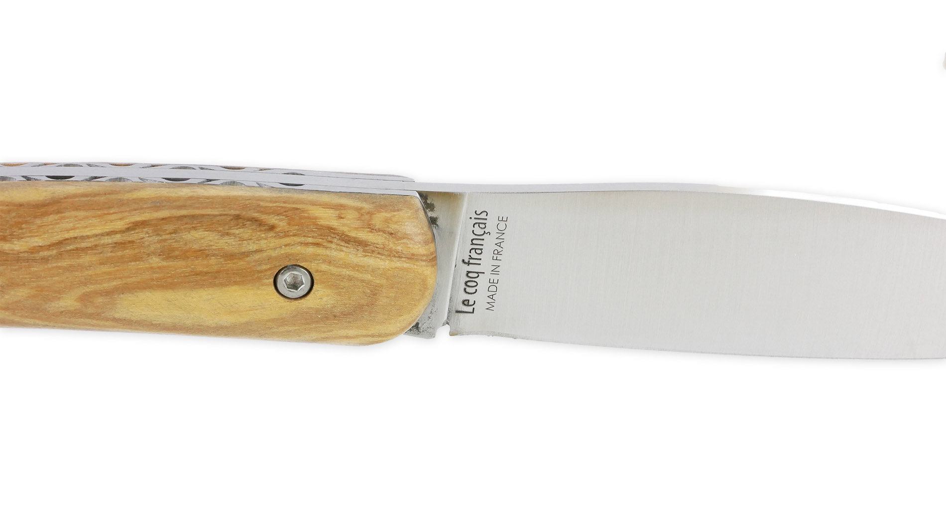 Couteau de poche pliant Le Coq Français Le Grand Coq Olivier – Image 4