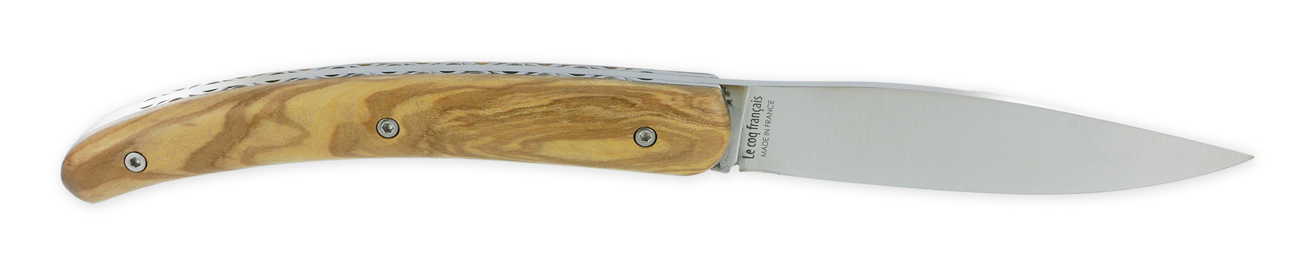 Couteau de poche pliant Le Coq Français Le Grand Coq Olivier – Image 2