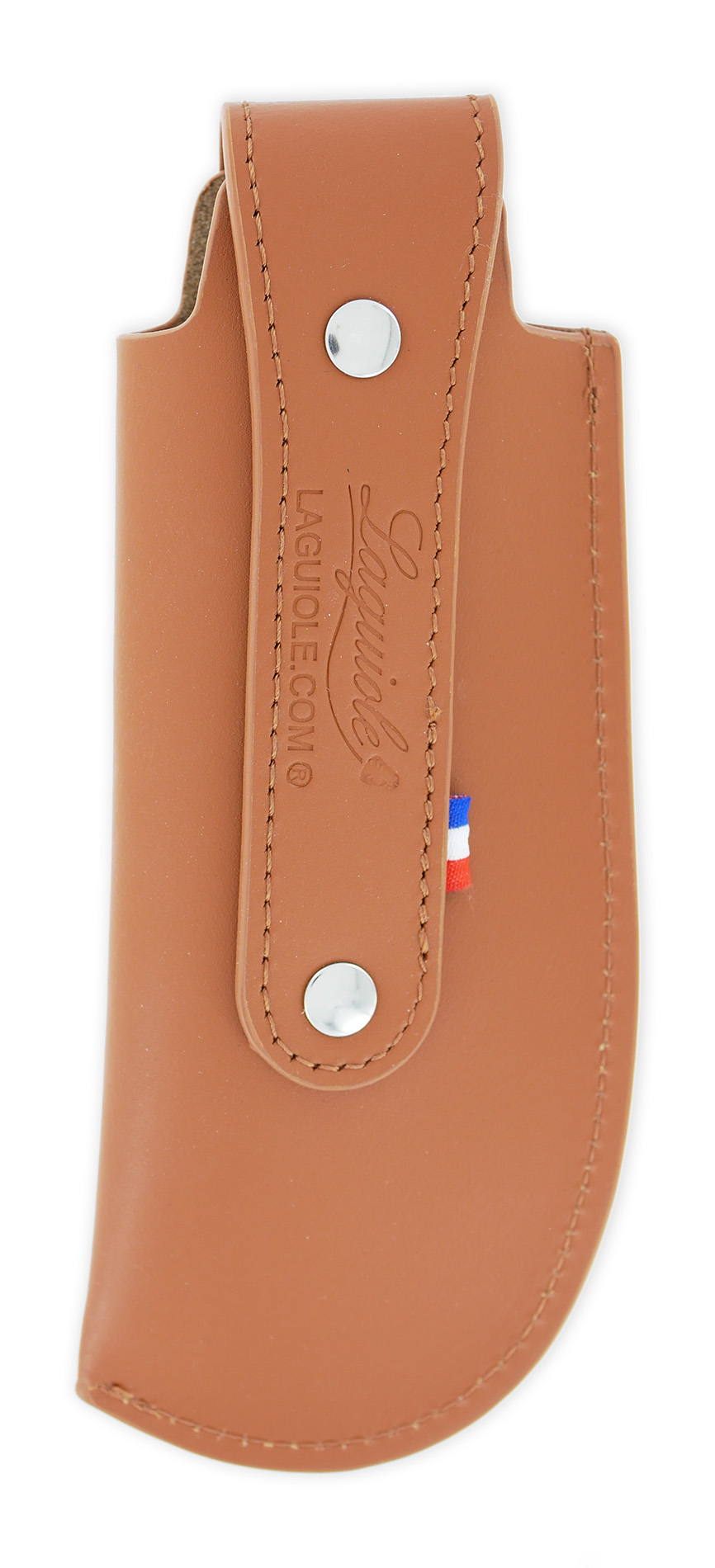 Etui Ceinture Chasse Port Vertical pour Couteau pliants Laguiole et Thiers Coloris Marron – Image 2