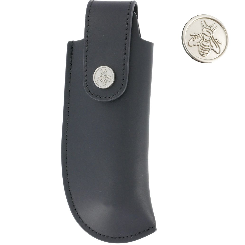 Etui Ceinture Chasse Port Vertical pour Couteau pliants Laguiole et Thiers Coloris Noir