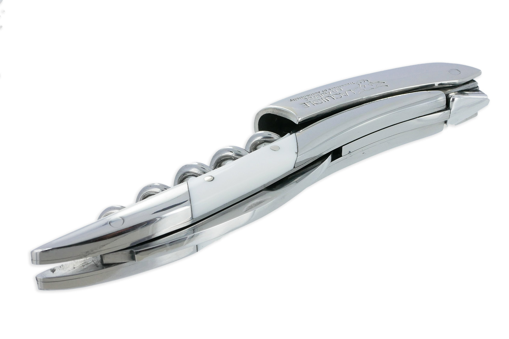 Sommelier Laguiole en Aubrac Origine Concorde Manche Corian Blanc Série Limitée et Numérotée – Image 5