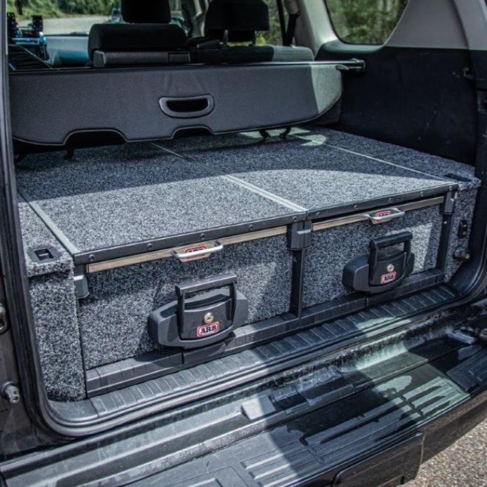 Aménagement intérieur ARB double tiroir pour Toyota J150 5 portes / 5 places – Image 5